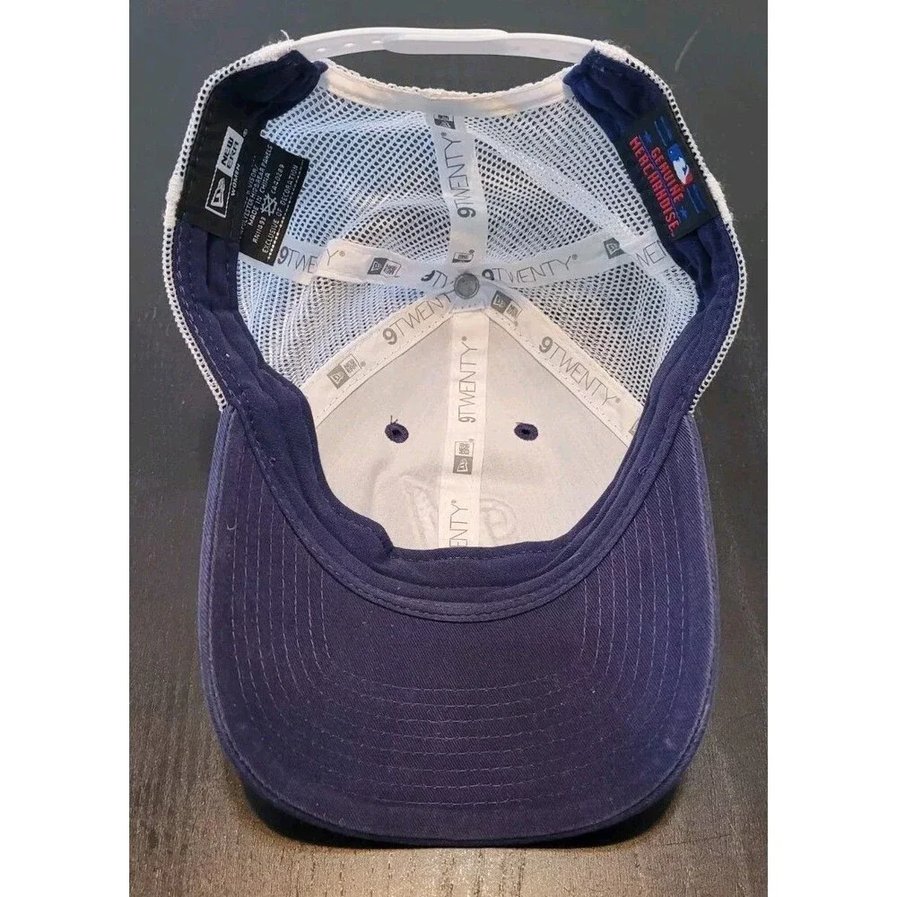 Milwaukee Brewers Hat Cap Snapback Blue White New Era MLB Baseball Women's
